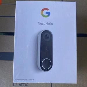 NEW SEALED Google Nest Hello NC5100US Wired Video Doorbell Camera Ring Door Cam